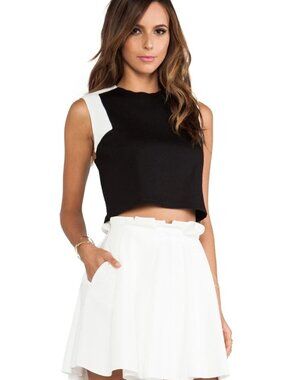TORN BY RONNY KOBO ‘Daisy’ Blouse Top As Seen On Celebrities Size L NWT $164